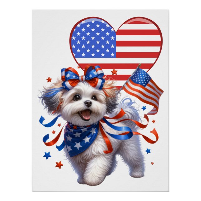 Patriotic Canine POSTER (Vorderseite)