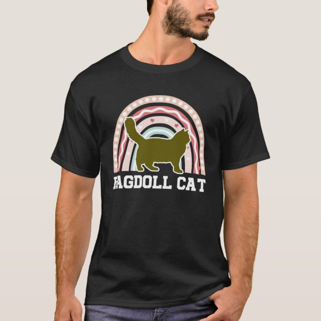 patriotic cat ragdoll cat kittens T-Shirt (Vorderseite)