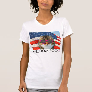 Patriotic Cat T - Shirt