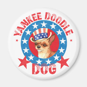 Patriotic Chihuahua Magnet