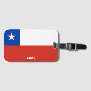 Patriotic Chile National Flag Gepäckanhänger