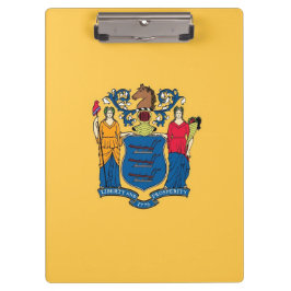 Patriotic Clipboard mit der Flagge New Jersey, USA Klemmbrett