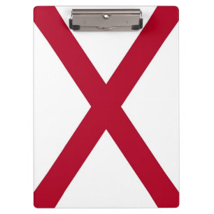 Patriotic Clipboard mit der Flagge von Alabama, US Klemmbrett