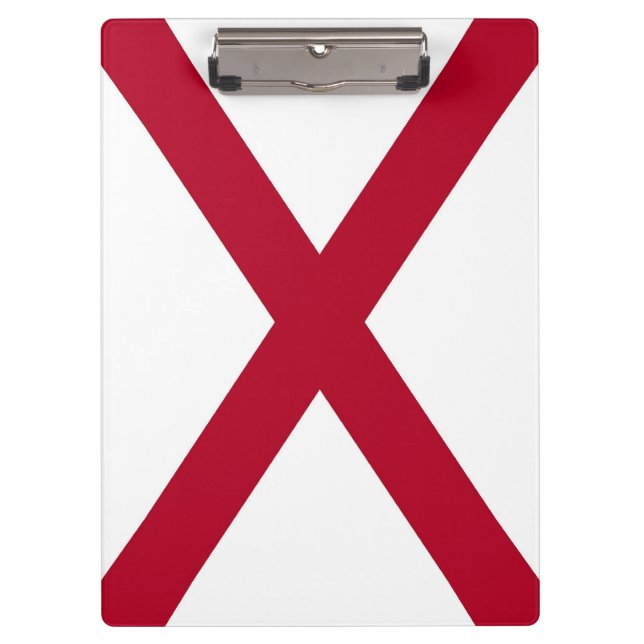 Patriotic Clipboard mit der Flagge von Alabama, US Klemmbrett (Vorderseite)