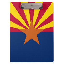 Patriotic Clipboard mit der Flagge von Arizona, US Klemmbrett