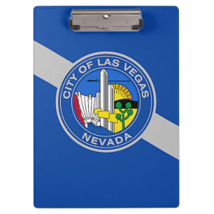 Patriotic Clipboard mit der Flagge von Las Vegas, Klemmbrett