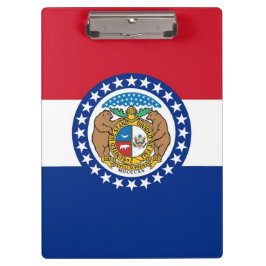 Patriotic Clipboard mit der Flagge von Missouri, U Klemmbrett