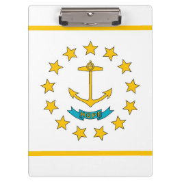 Patriotic Clipboard mit der Flagge von Rhode Islan Klemmbrett