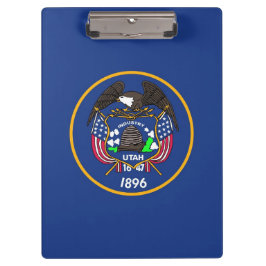 Patriotic Clipboard mit der Flagge von Utah, USA Klemmbrett