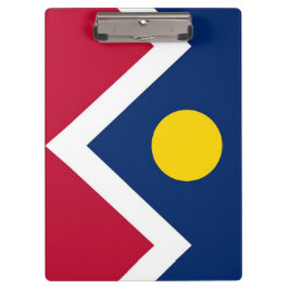 Patriotic Clipboard mit Flagge von Denver, USA Klemmbrett