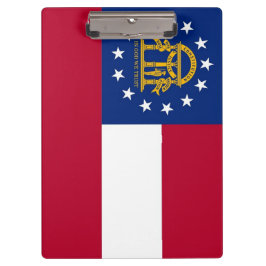 Patriotic Clipboard mit Flagge von Georgia, USA Klemmbrett
