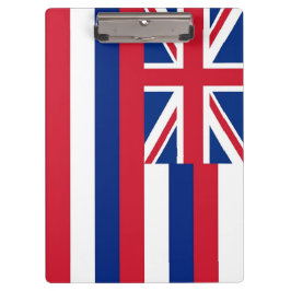 Patriotic Clipboard mit Flagge von Hawaii, USA Klemmbrett