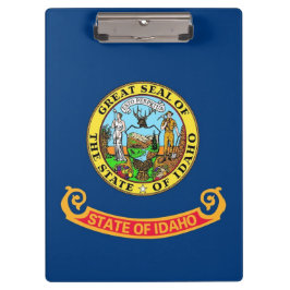 Patriotic Clipboard mit Flagge von Idaho, USA Klemmbrett