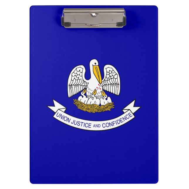 Patriotic Clipboard mit Flagge von Louisiana, USA Klemmbrett (Vorderseite)