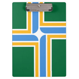 Patriotic Clipboard mit Flagge von Portland, USA Klemmbrett