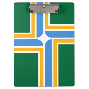 Patriotic Clipboard mit Flagge von Portland, USA Klemmbrett