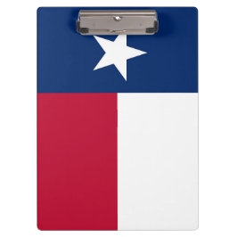 Patriotic Clipboard mit Flagge von Texas, USA Klemmbrett