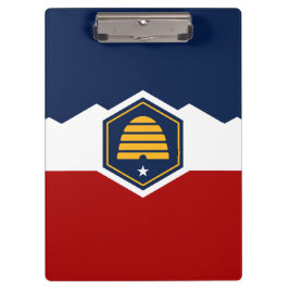 Patriotic Clipboard with flag of Utah, USA Klemmbrett