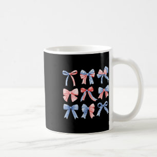 Patriotic Coquette Girly Girl American Flag Bo Kaffeetasse