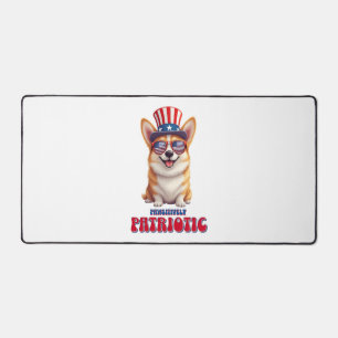 Patriotic Corgi - pawsitiv Patriotic Schreibtischunterlage