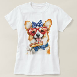 Patriotic Corgi T-Shirt