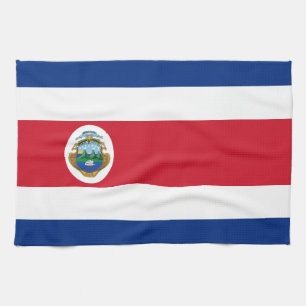 Patriotic Costa Rica Flag Geschirrtuch