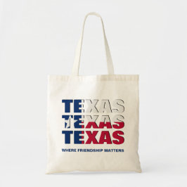 Patriotic Custom TEXAS FLAG Tragetasche