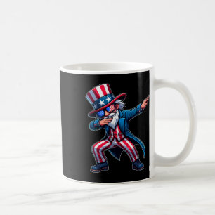 Patriotic Dabbing Uncle Sam Usa 4. Juli Mens B Kaffeetasse