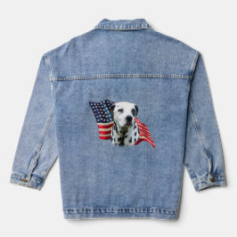 Patriotic Dalformation Denim Jacket Jeansjacke