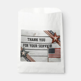 Patriotic Danke, dass Sie gedient haben Geschenktütchen