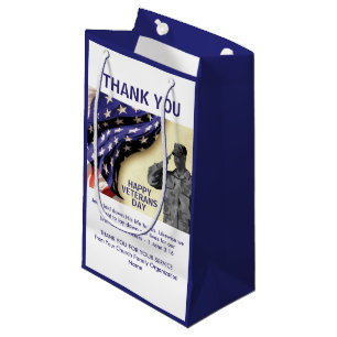Patriotic Dankeschön VETERANS DAY Kleine Geschenktüte