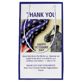 Patriotic Dankeschön VETERANS DAY Kleine Geschenktüte