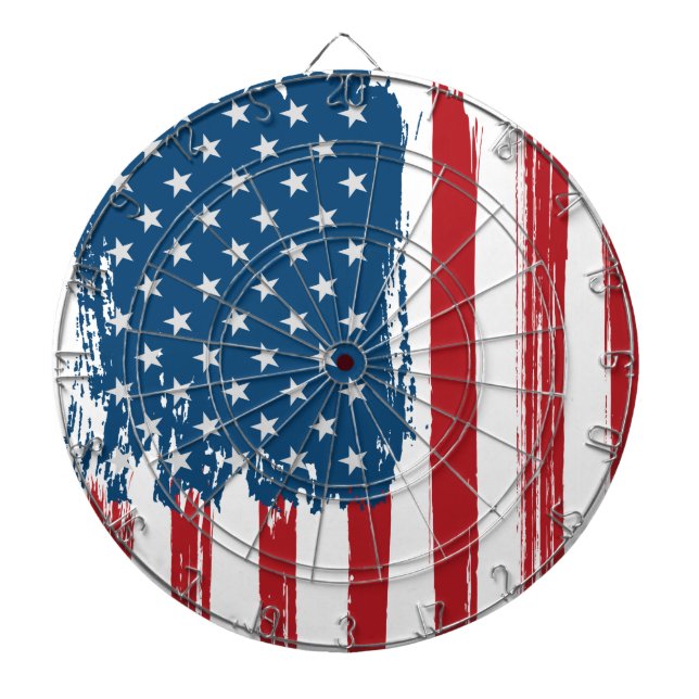 Patriotic Dart Board Dartscheibe (vorne)