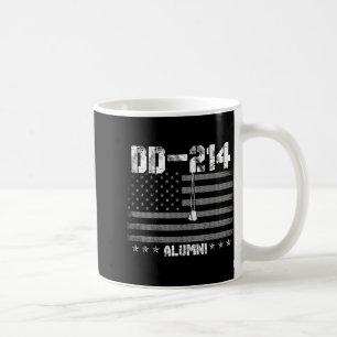 Patriotic Dd-214 Alumni Militärveteran Long Slee Kaffeetasse