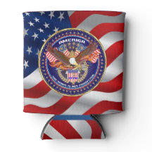 Patriotic Dim. 3 Zoll (Durchmesser), Höhe 3,75 Zol