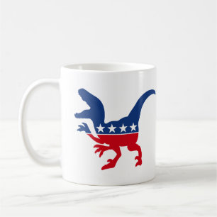 Patriotic Dinosaur Kaffeetasse