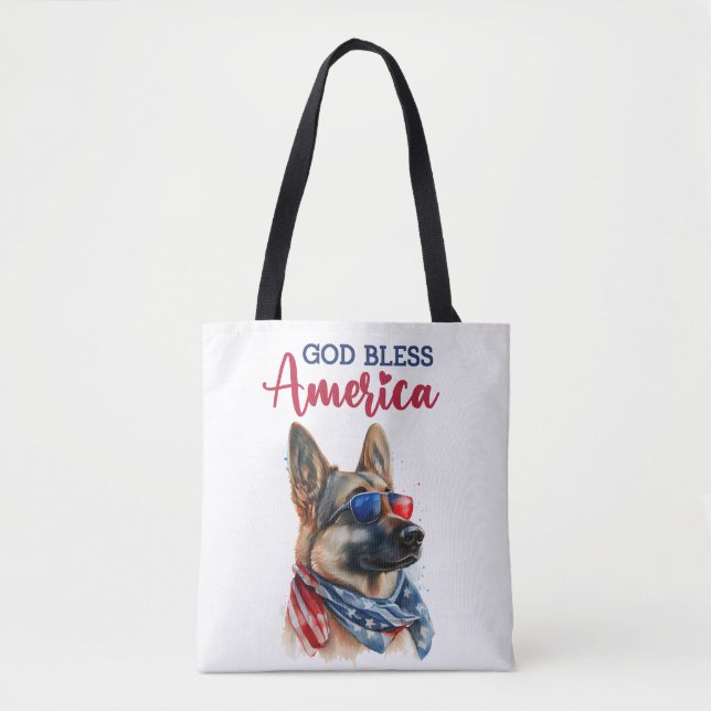 Patriotic Dog-German Shepherd (Vorderseite)