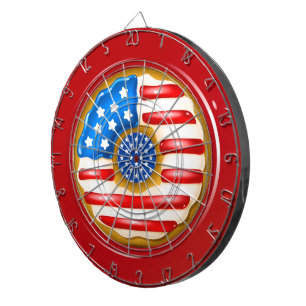 Patriotic Donut Dartboard Dartscheibe