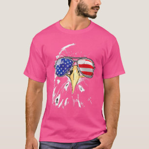 Patriotic Eagle 4. Juli USA Flag T-Shirt