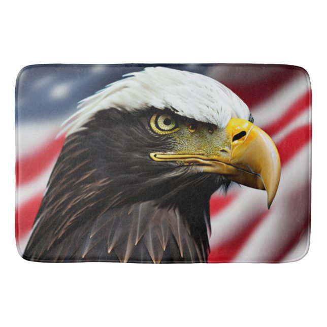 Patriotic/Eagle/American/USA Badematte (Vorderseite)