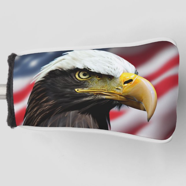 Patriotic/Eagle/American/USA Golf Headcover (Vorderseite)