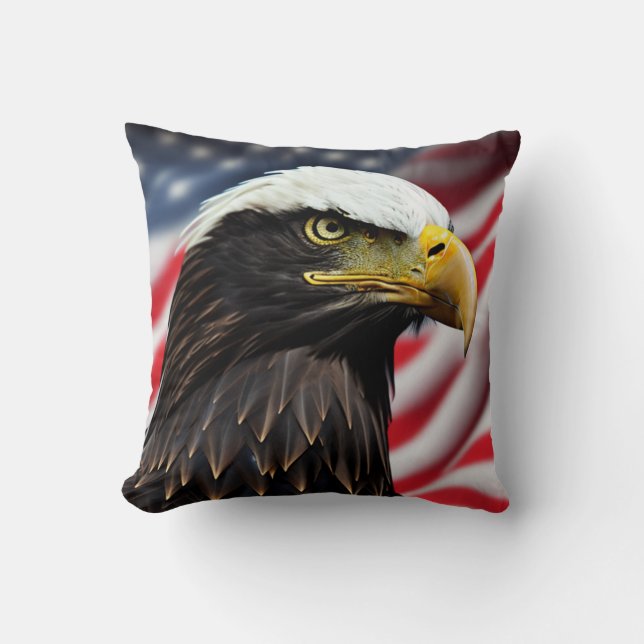 Patriotic/Eagle/American/USA Kissen (Vorderseite)
