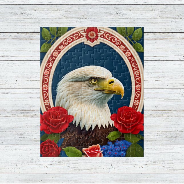 Patriotic Eagle Artwork Puzzle (Von Creator hochgeladen)