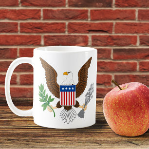Patriotic Eagle Coffee Tasse