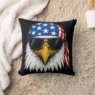 Patriotic Eagle Kissen