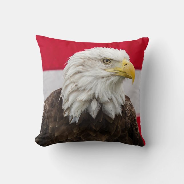 Patriotic Eagle Kissen (Vorderseite)