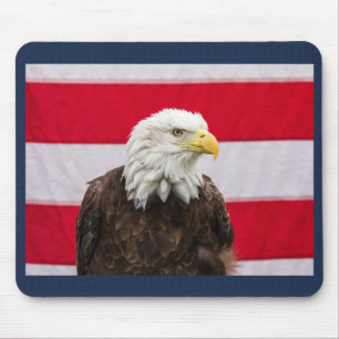 Patriotic Eagle Mousepad