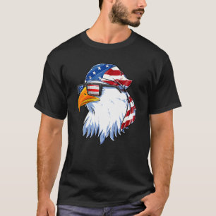 Patriotic Eagle Mullet 4. Juli USA Fl T-Shirt
