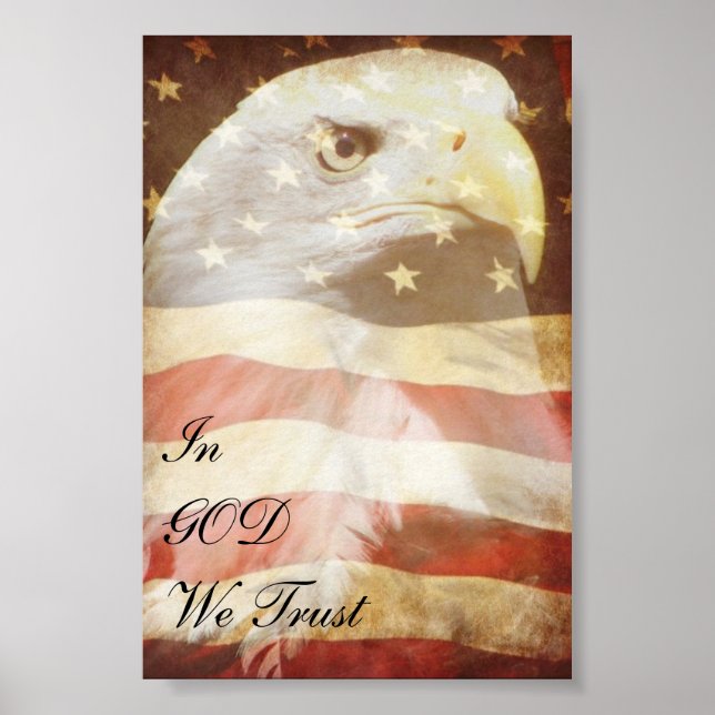 Patriotic Eagle Poster (Vorne)