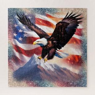 Patriotic Eagle Puzzle